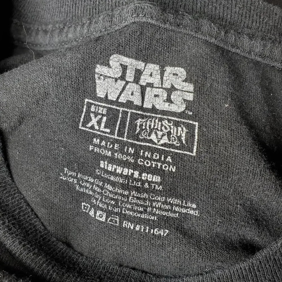 Star Wars Boys XL Neon Hope Poster Crew Neck Graphic T-Shirt - Picture 14 of 15